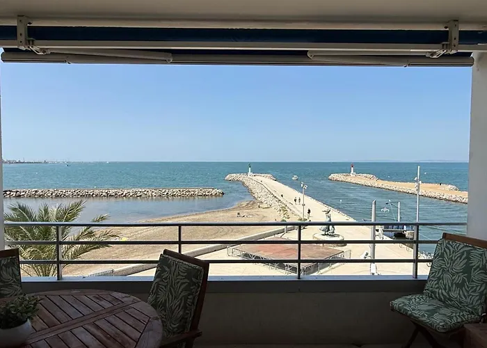Apartment Superbe T3 Traversant Avec Terrasse Face Au Chenal Vue Imperial 4 *